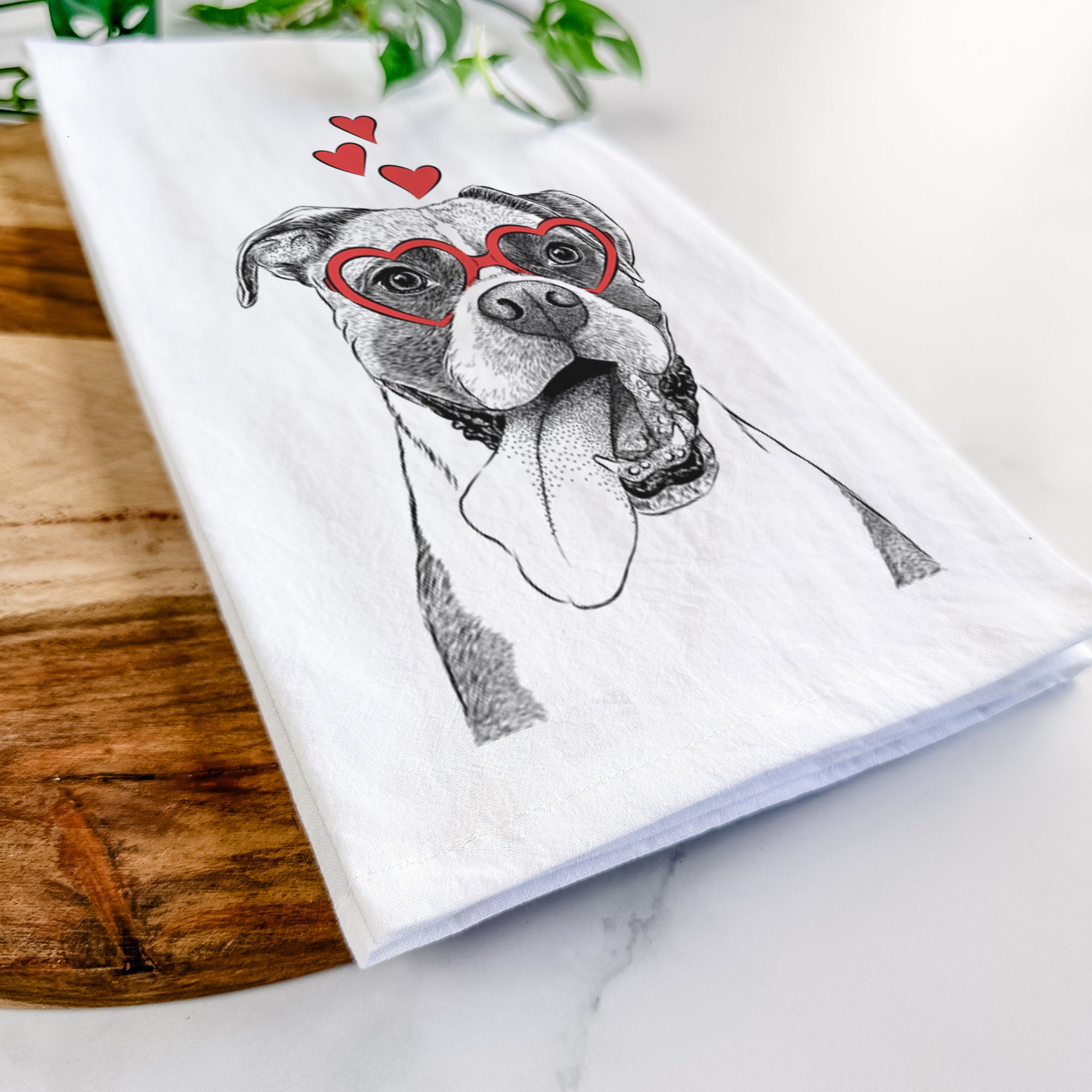 Tuckeroo the Boxer Tea Towel