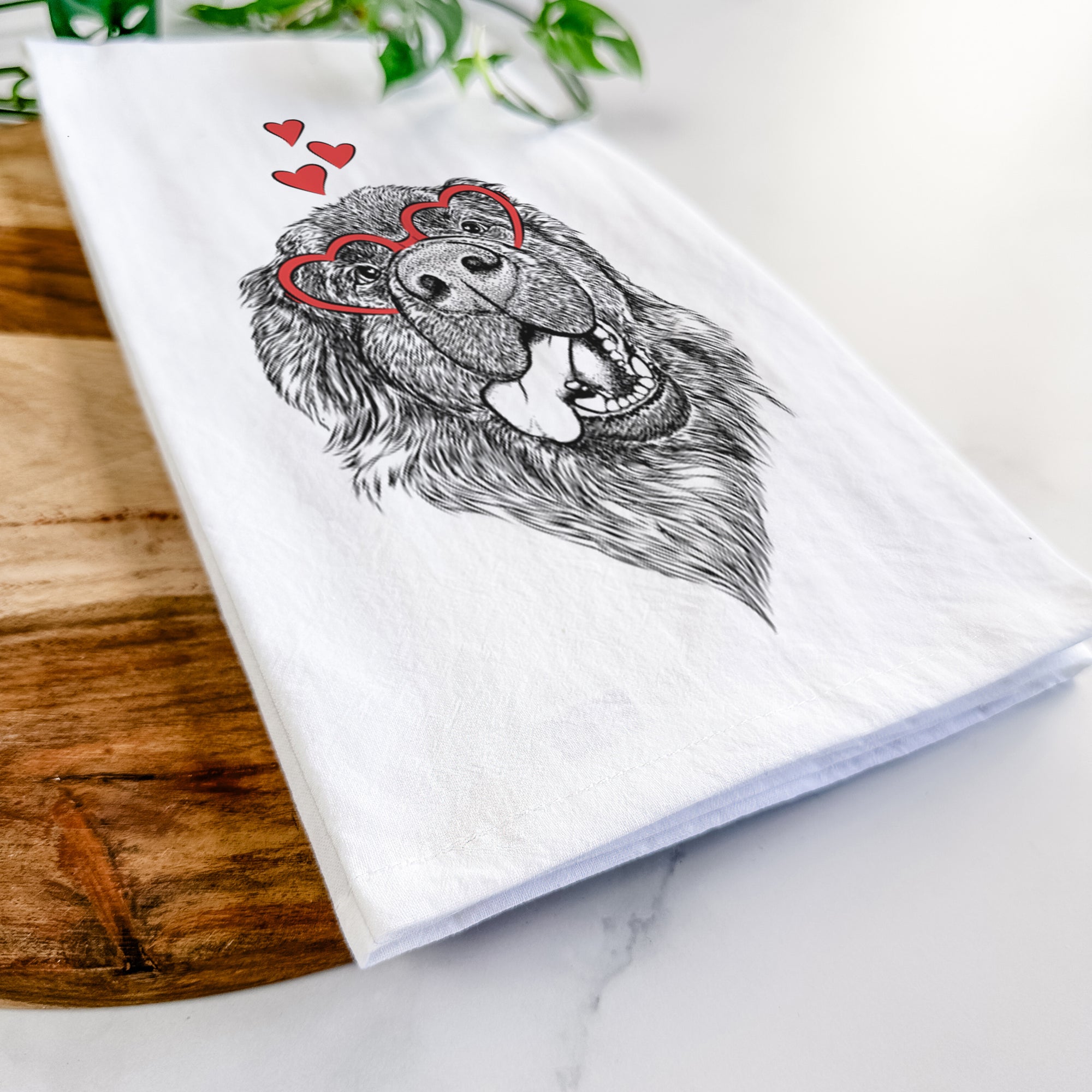 Tuna the Newfoundland Tea Towel