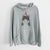 Valentine Tux the Tuxedo Cat - Unisex Pigment Dyed Hoodie