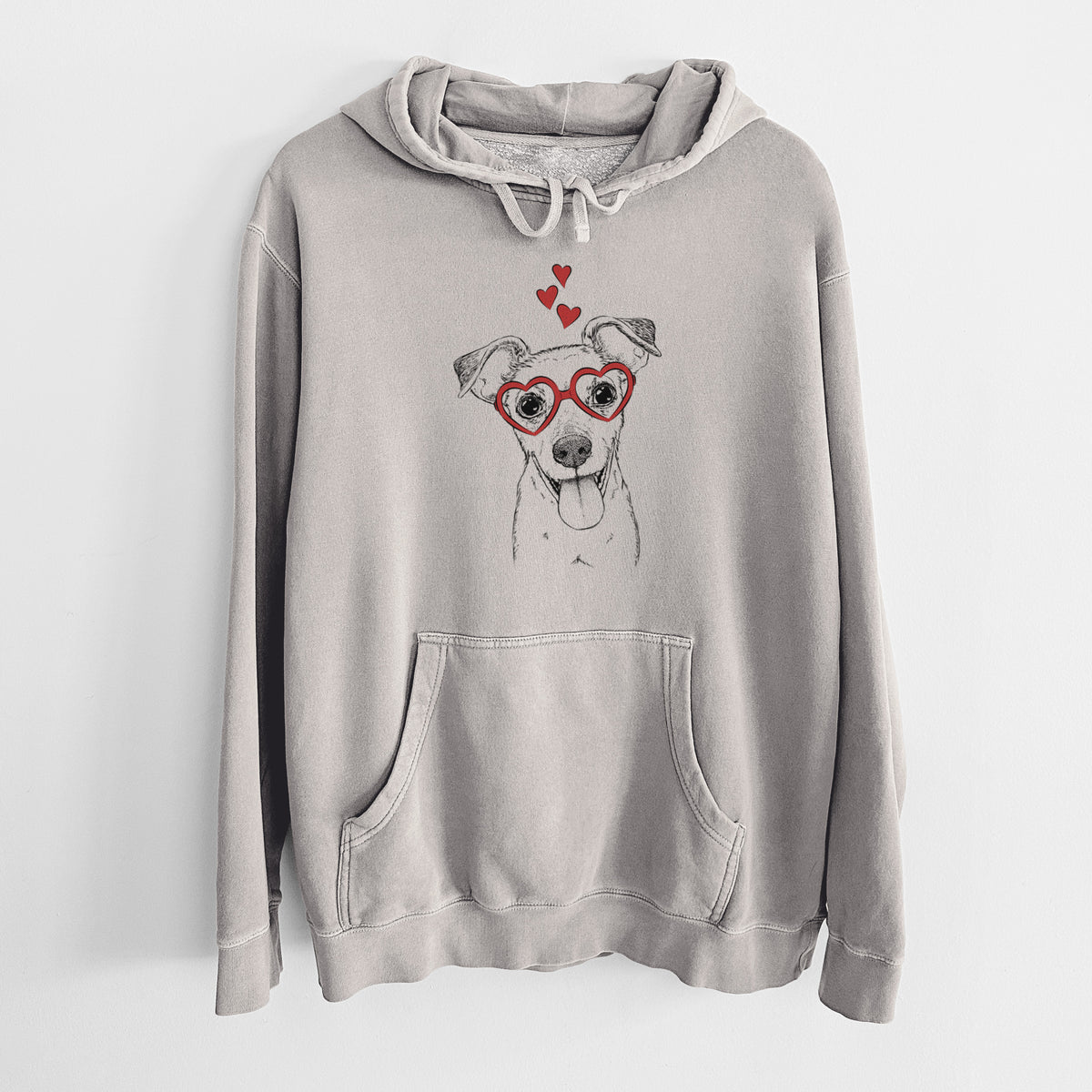 Valentine Tyler the Mixed Breed - Unisex Pigment Dyed Hoodie