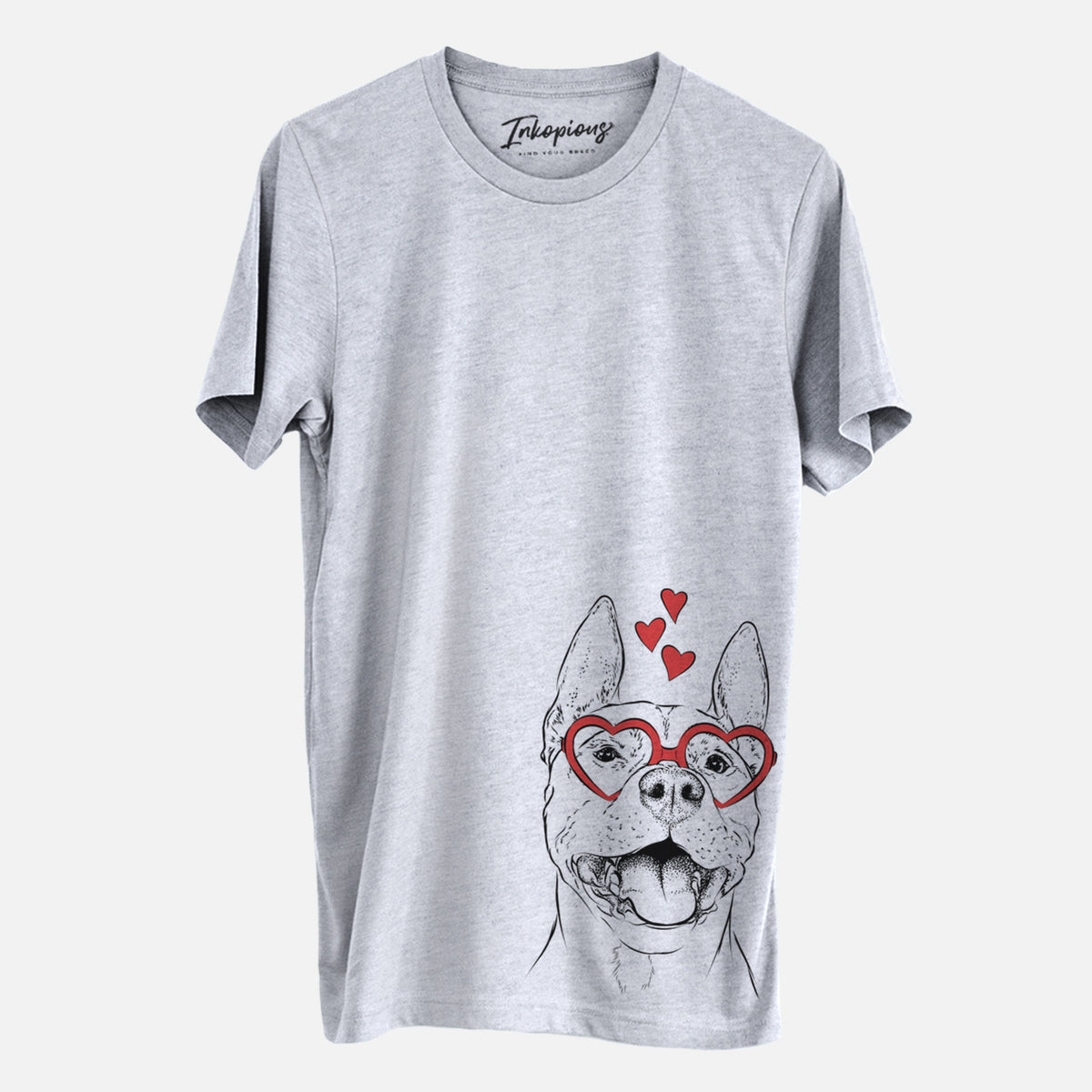 Valentine Wally the Pitbull - Unisex Crewneck