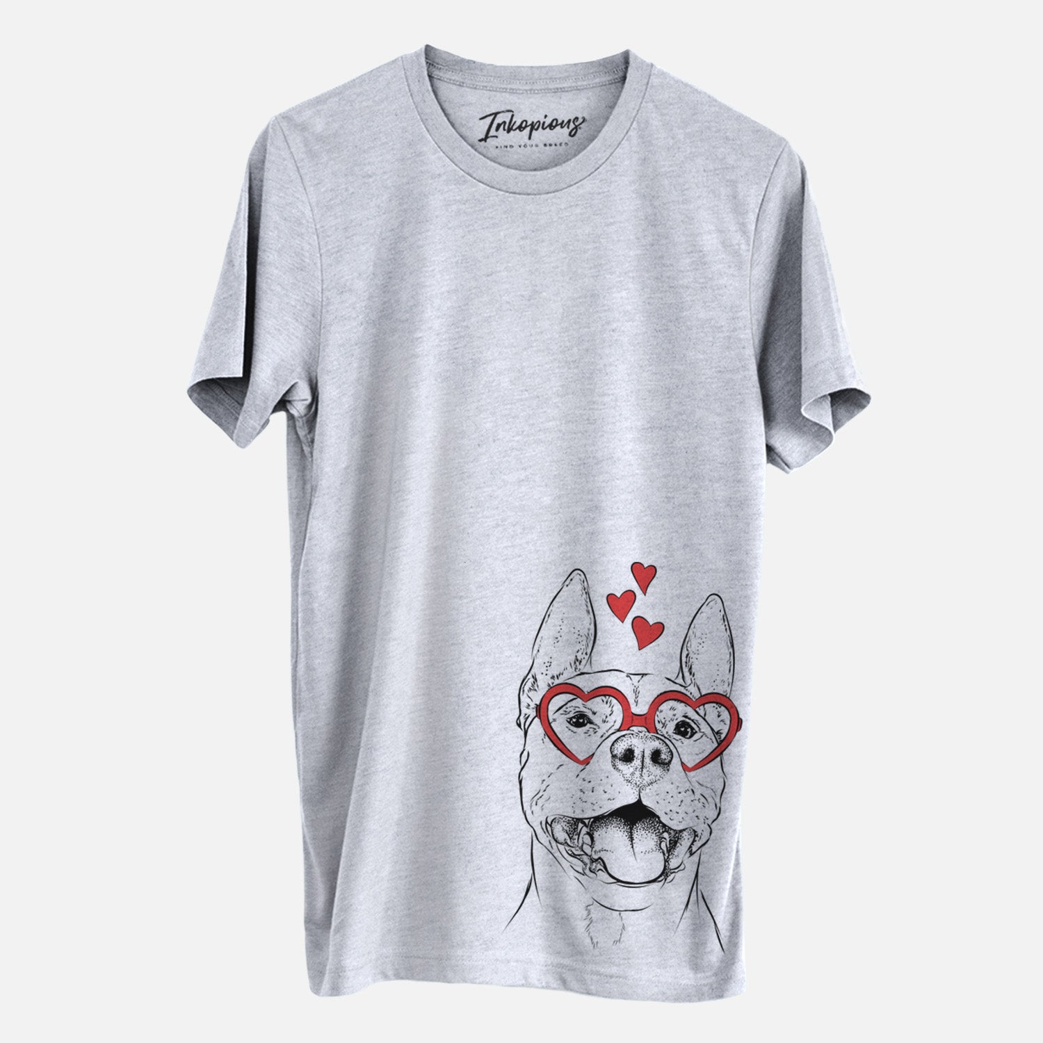 Valentine Wally the Pitbull - Unisex Crewneck