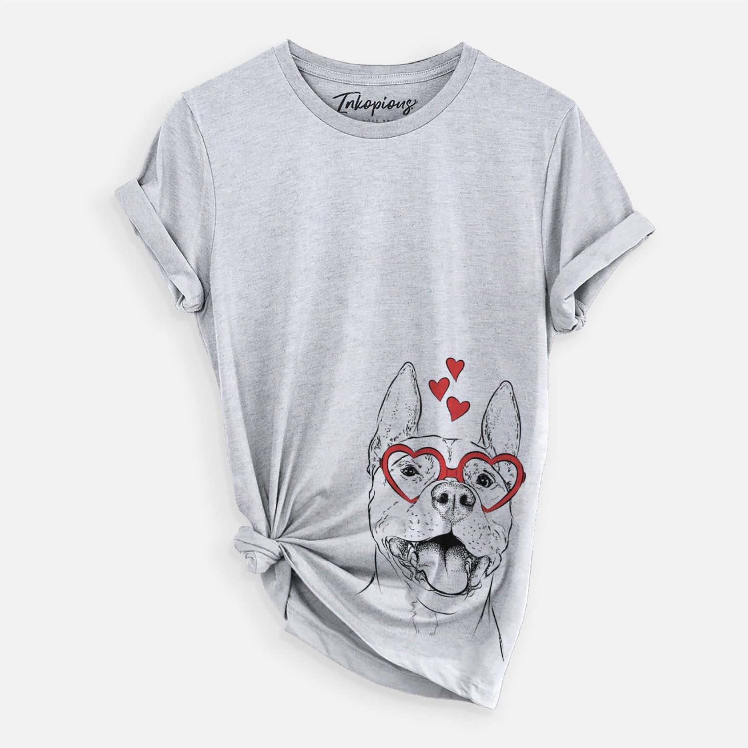 Valentine Wally the Pitbull - Unisex Crewneck