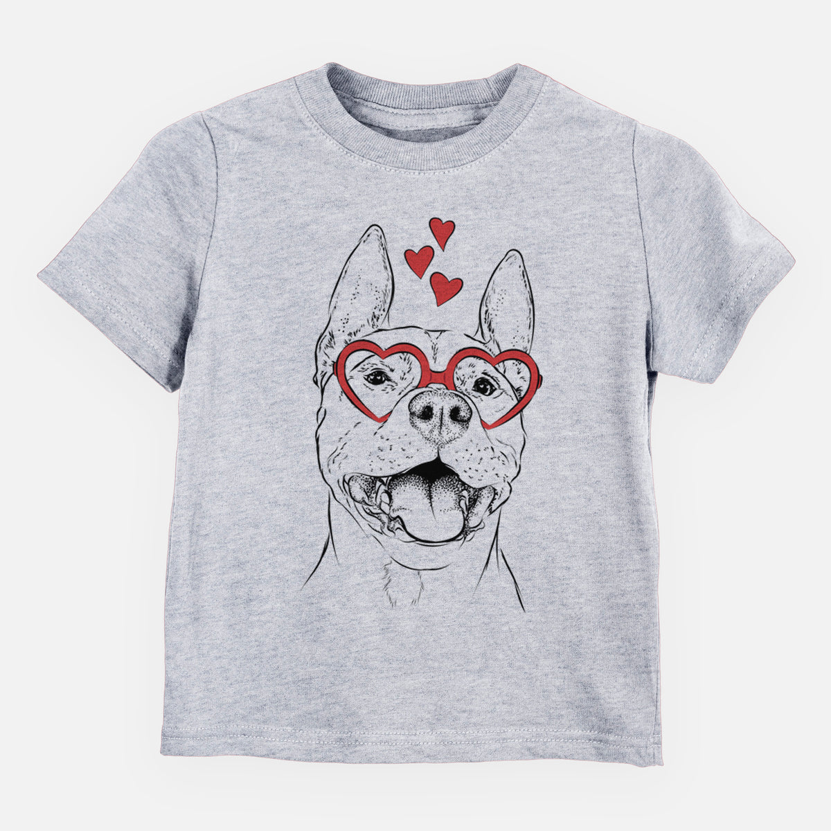 Valentine Wally the Pitbull - Kids/Youth/Toddler Shirt