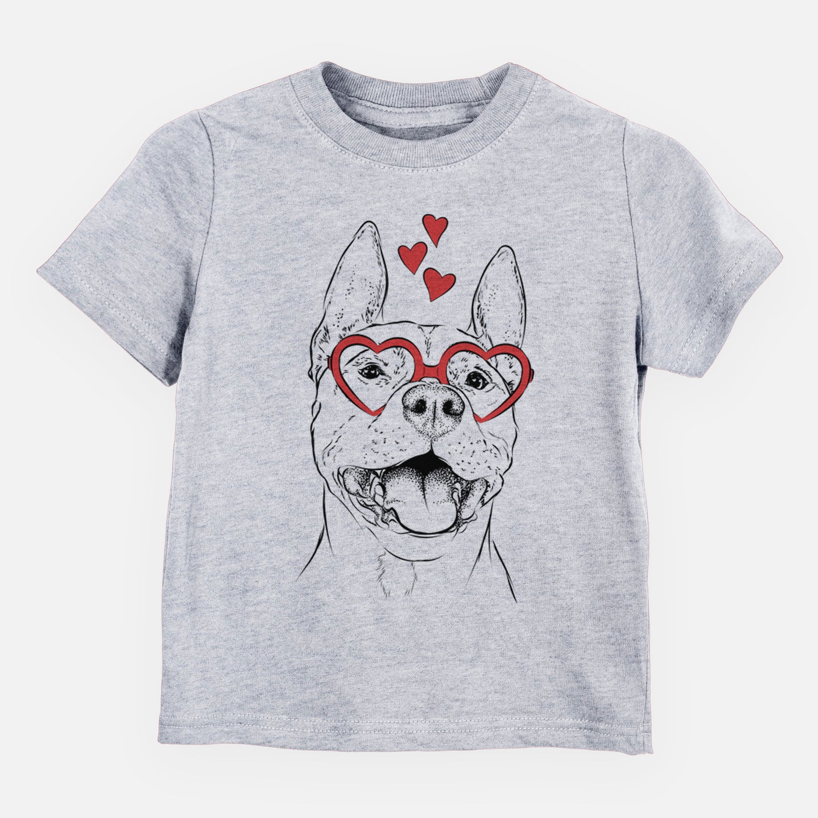 Valentine Wally the Pitbull - Kids/Youth/Toddler Shirt