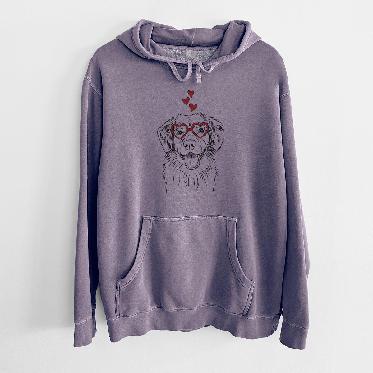 Valentine Weston the Nova Scotia Duck Tolling Retriever - Unisex Pigment Dyed Hoodie
