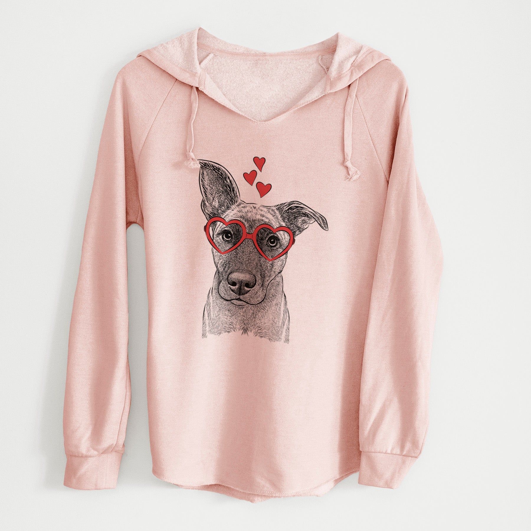 Valentine Zoey the Mixed Breed - Cali Wave Hooded Sweatshirt