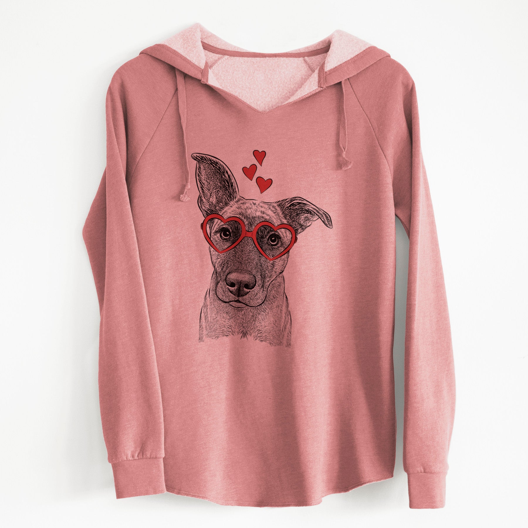 Valentine Zoey the Mixed Breed - Cali Wave Hooded Sweatshirt