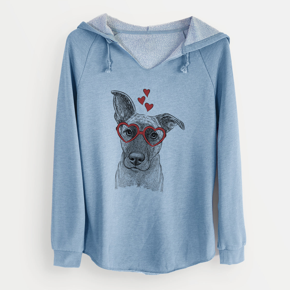 Valentine Zoey the Mixed Breed - Cali Wave Hooded Sweatshirt