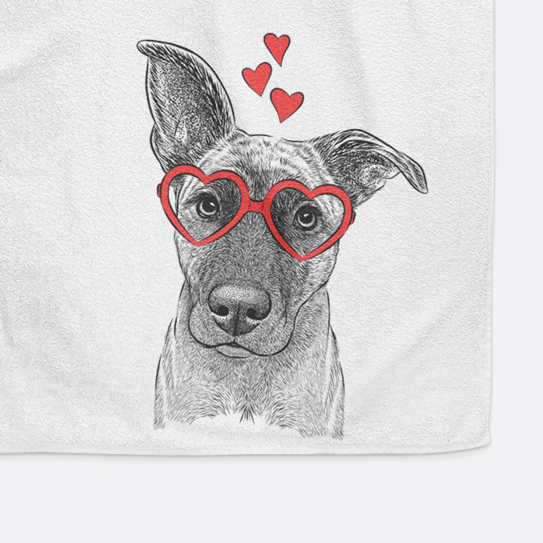 Zoey the Mixed Breed Premium Hand Towel