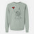 Afghan Hound Heart String - Unisex Pigment Dyed Crew Sweatshirt