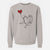 Akita Heart String - Unisex Pigment Dyed Crew Sweatshirt