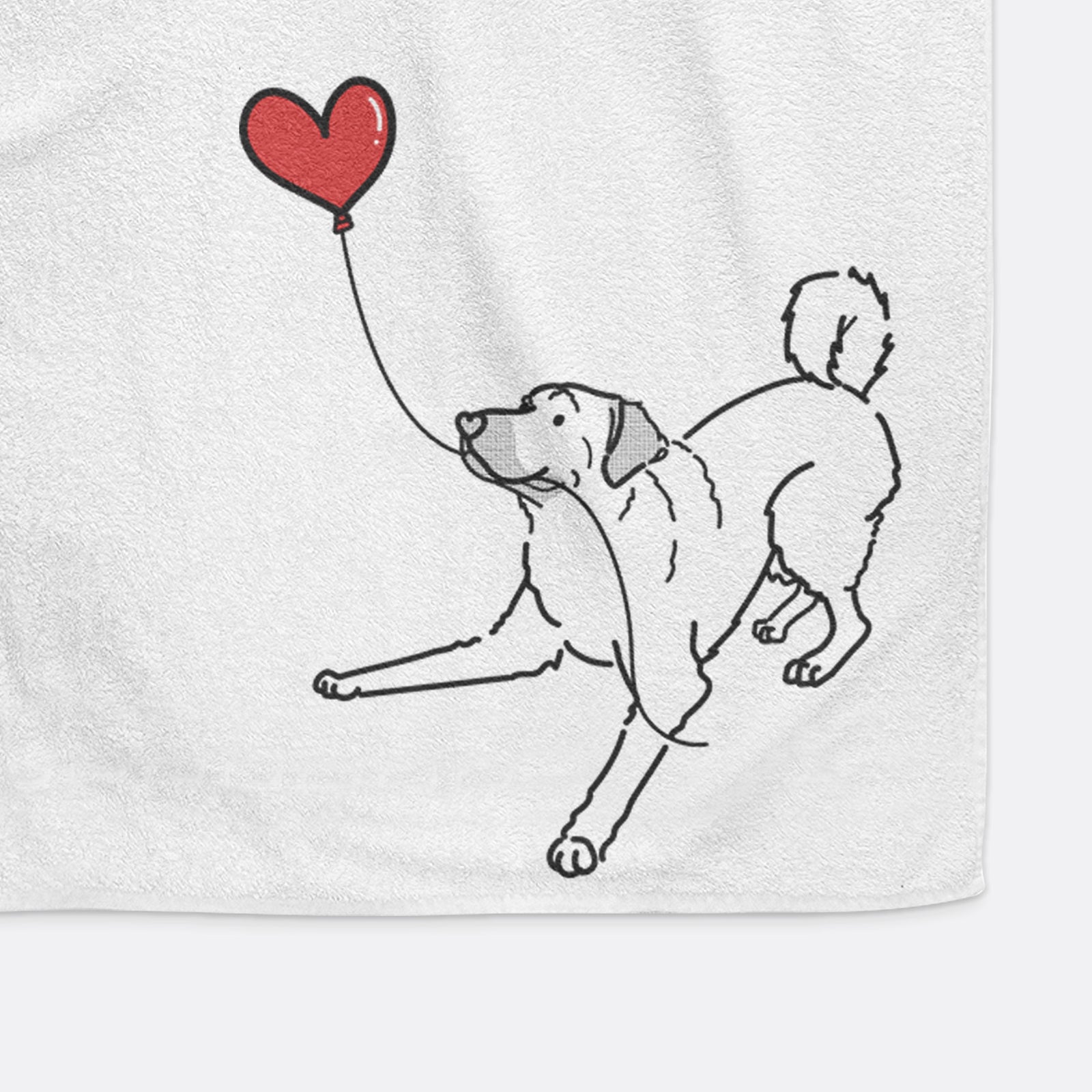 Anatolian Shepherd Heart String -  Decorative Hand Towel