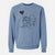 Australian Shepherd Heart String - Unisex Pigment Dyed Crew Sweatshirt