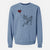 Basenji Heart String - Unisex Pigment Dyed Crew Sweatshirt