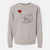 Bichon Frise Heart String - Unisex Pigment Dyed Crew Sweatshirt