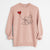 Bichon Frise Heart String - Unisex Pigment Dyed Crew Sweatshirt