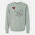 Bichon Frise Heart String - Unisex Pigment Dyed Crew Sweatshirt