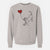 Border Terrier Heart String - Unisex Pigment Dyed Crew Sweatshirt