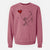 Border Terrier Heart String - Unisex Pigment Dyed Crew Sweatshirt