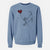 Border Terrier Heart String - Unisex Pigment Dyed Crew Sweatshirt