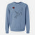 Borzoi Heart String - Unisex Pigment Dyed Crew Sweatshirt