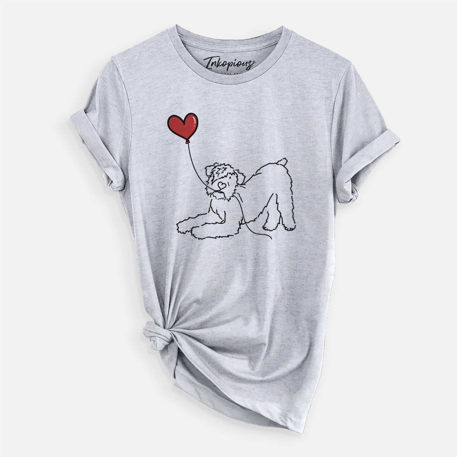 Bouvier des Flandres Heart String - Unisex Crewneck