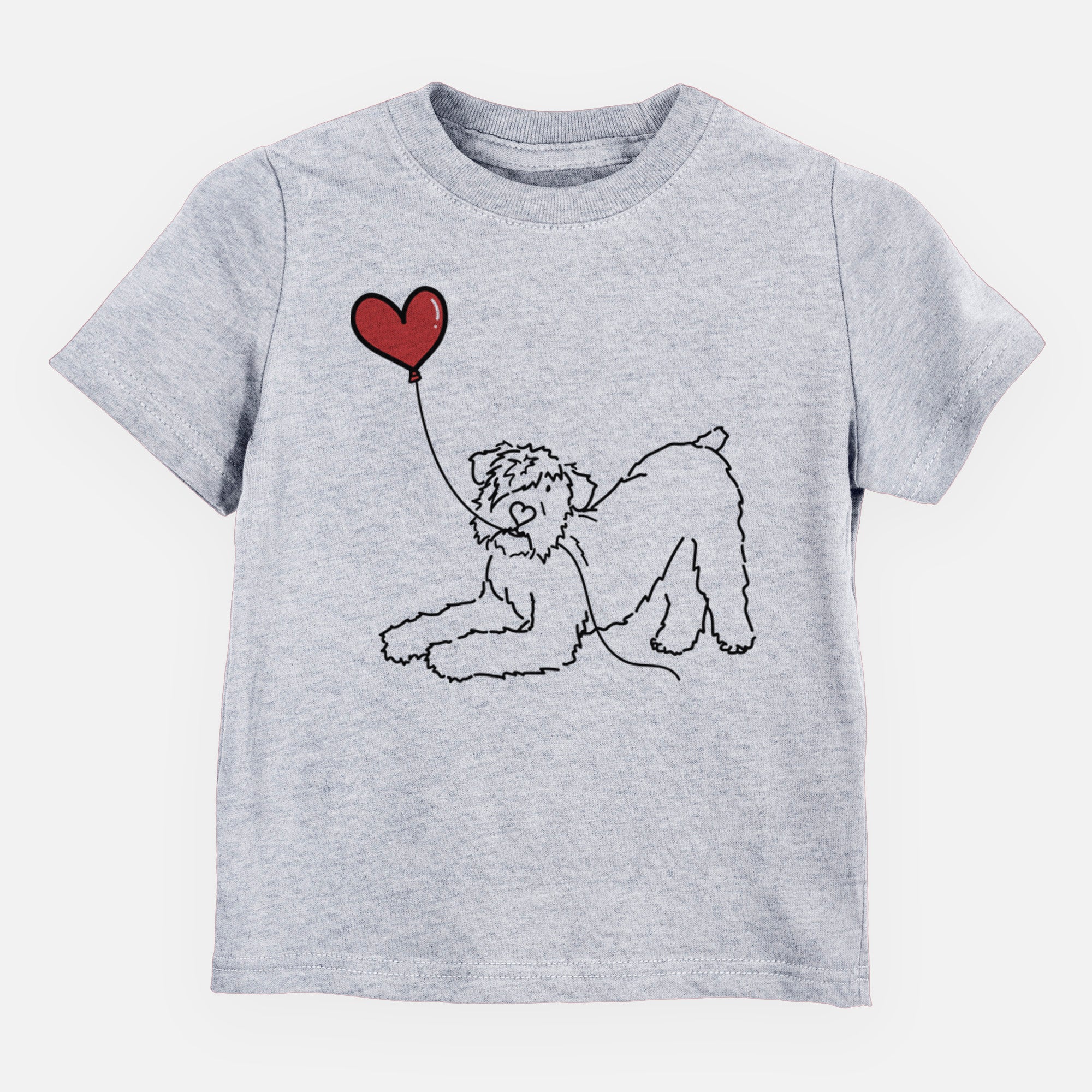 Bouvier des Flandres Heart String - Kids/Youth/Toddler Shirt