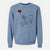 Boxer Heart String - Unisex Pigment Dyed Crew Sweatshirt