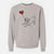 Boykin Spaniel Heart String - Unisex Pigment Dyed Crew Sweatshirt