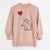 British Shorthair Cat Heart String - Unisex Pigment Dyed Crew Sweatshirt