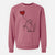 British Shorthair Cat Heart String - Unisex Pigment Dyed Crew Sweatshirt