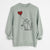 British Shorthair Cat Heart String - Unisex Pigment Dyed Crew Sweatshirt