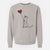 Cat Heart String - Unisex Pigment Dyed Crew Sweatshirt