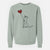 Cat Heart String - Unisex Pigment Dyed Crew Sweatshirt