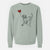 Catahoula Heart String - Unisex Pigment Dyed Crew Sweatshirt