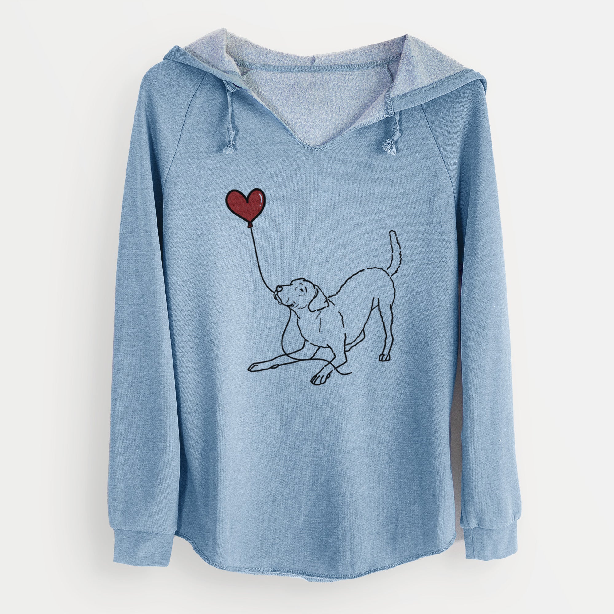 Chesapeake Bay Retriever Heart String - Cali Wave Hooded Sweatshirt