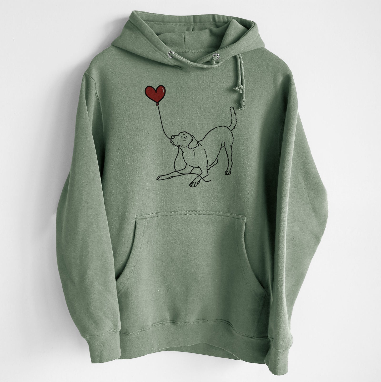 Chesapeake Bay Retriever Heart String - Heavyweight Fleece Hoodie