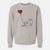 Chihuahua Heart String - Unisex Pigment Dyed Crew Sweatshirt