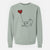 Chihuahua Heart String - Unisex Pigment Dyed Crew Sweatshirt