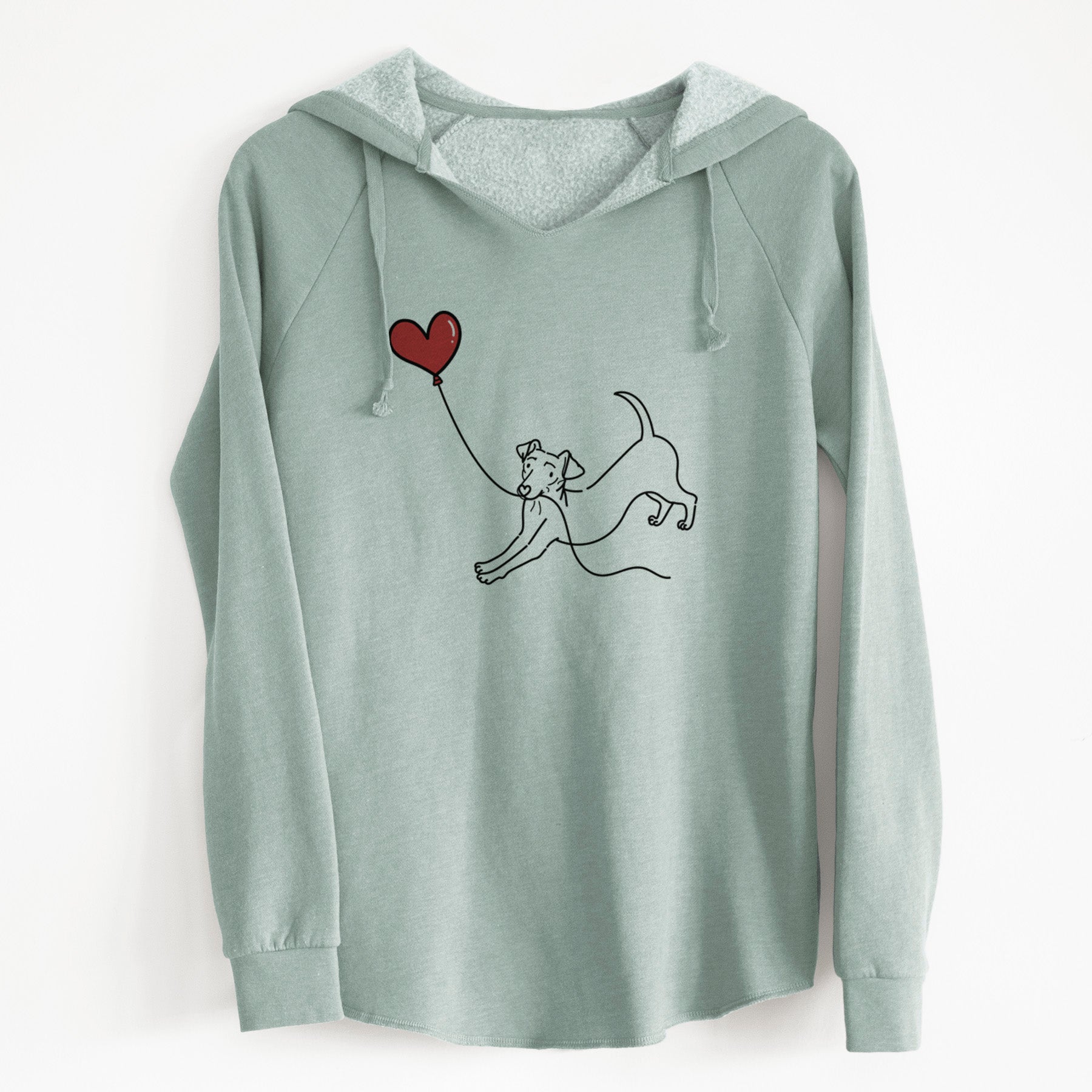 Chiweenie Heart String - Cali Wave Hooded Sweatshirt