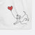 Chiweenie Heart String -  Decorative Hand Towel