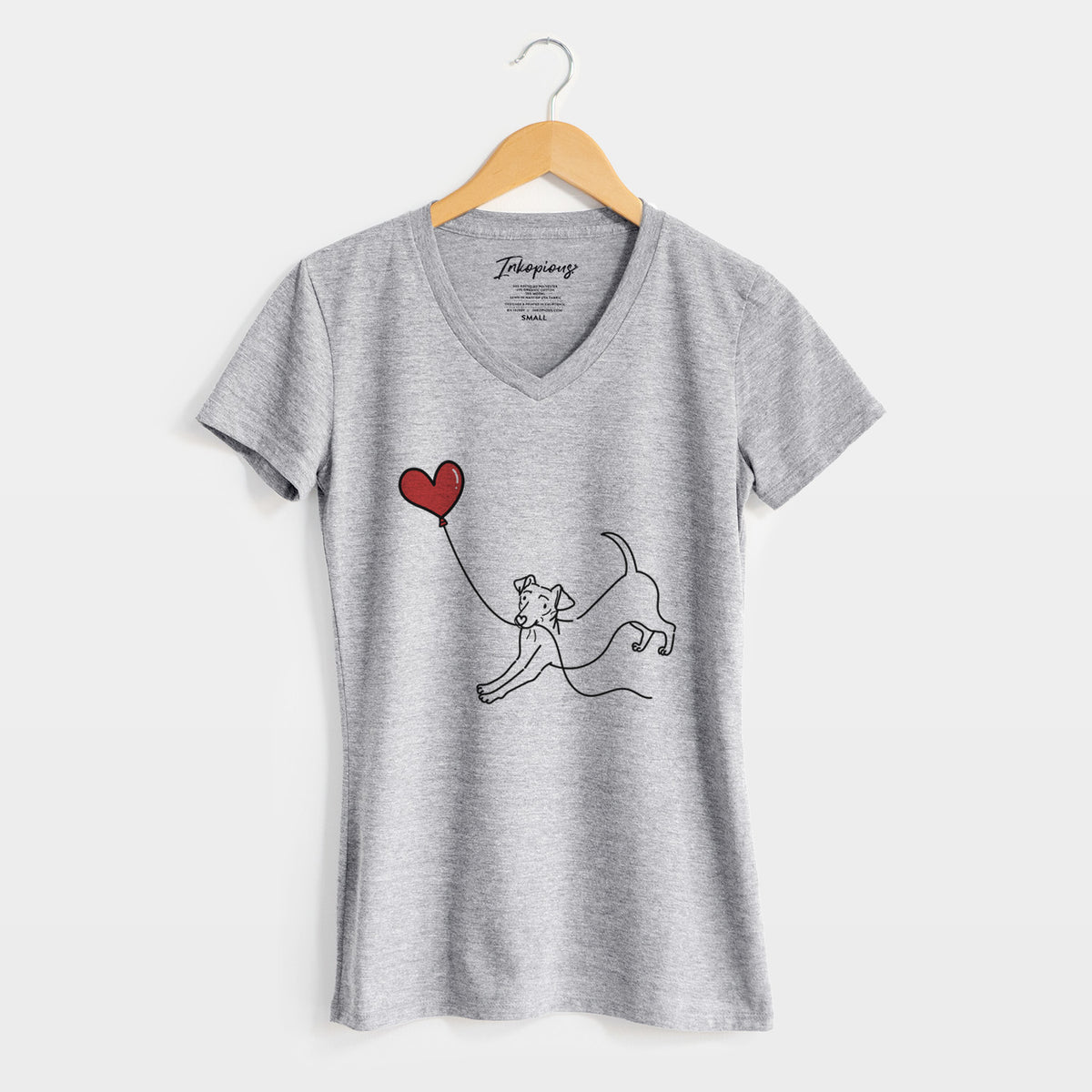 Chiweenie Heart String - Women&#39;s Perfect V-neck Shirt