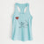 Chiweenie Heart String - Women's Racerback Tanktop