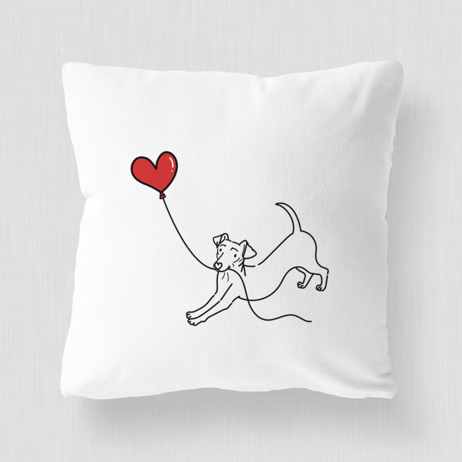 Chiweenie Heart String - Throw Pillow Cover