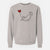 Domestic Long Hair Cat Heart String - Unisex Pigment Dyed Crew Sweatshirt