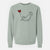 Domestic Long Hair Cat Heart String - Unisex Pigment Dyed Crew Sweatshirt