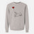 Dachshund Heart String - Unisex Pigment Dyed Crew Sweatshirt