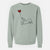 Dachshund Heart String - Unisex Pigment Dyed Crew Sweatshirt