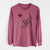 Dalmatian Heart String - Men's Heavyweight 100% Cotton Long Sleeve